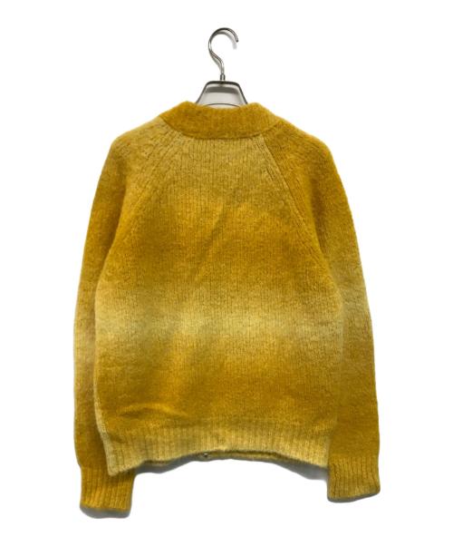 SUNFLOWER（サンフラワー）SUNFLOWER (サンフラワー) OMBRE ZIP CARDIGAN（オンブレジップカーディガン） イエロー サイズ:Sの古着・服飾アイテム