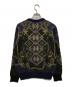 TOGA VIRILIS (トーガ ビリリース) Mohair jacquard knit（モヘア ジャカード ニット） ネイビー×ブラック サイズ:M：15000円