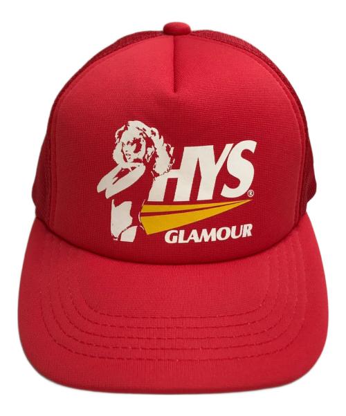 Hysteric Glamour（ヒステリックグラマー）Hysteric Glamour (ヒステリックグラマー) メッシュキャップ レッドの古着・服飾アイテム