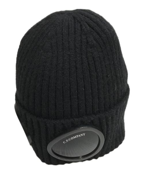 C.P COMPANY（シーピーカンパニー）C.P COMPANY (シーピーカンパニー) GOGGLES KNIT CAP ブラックの古着・服飾アイテム