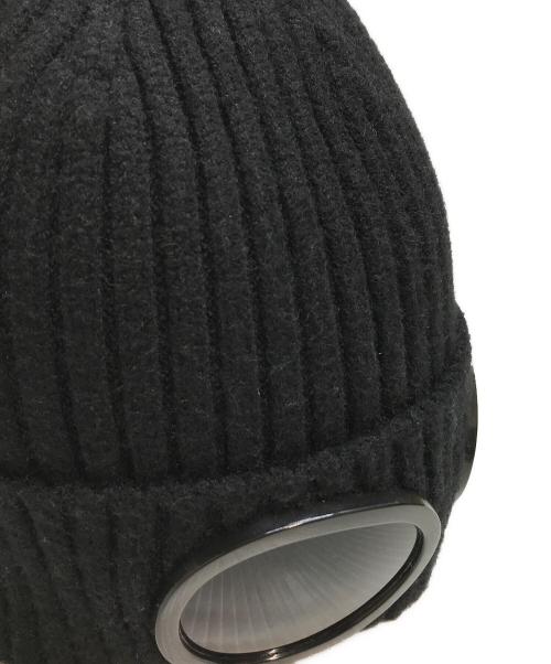 C.P COMPANY（シーピーカンパニー）C.P COMPANY (シーピーカンパニー) GOGGLES KNIT CAP ブラックの古着・服飾アイテム
