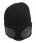 C.P COMPANY (シーピーカンパニー) GOGGLES KNIT CAP ブラック：11000円