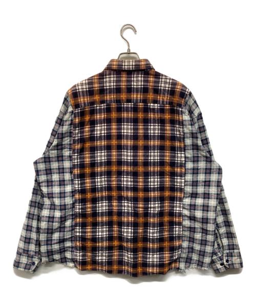 Rebuild by Needles（リビルドバイニードルス）Rebuild by Needles (リビルドバイニードルス) リメイク フランネルシャツ マルチカラー サイズ:SIZE FREEの古着・服飾アイテム