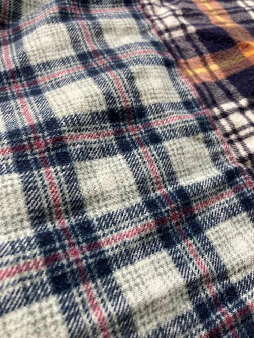 Rebuild by Needles（リビルドバイニードルス）Rebuild by Needles (リビルドバイニードルス) リメイク フランネルシャツ マルチカラー サイズ:SIZE FREEの古着・服飾アイテム