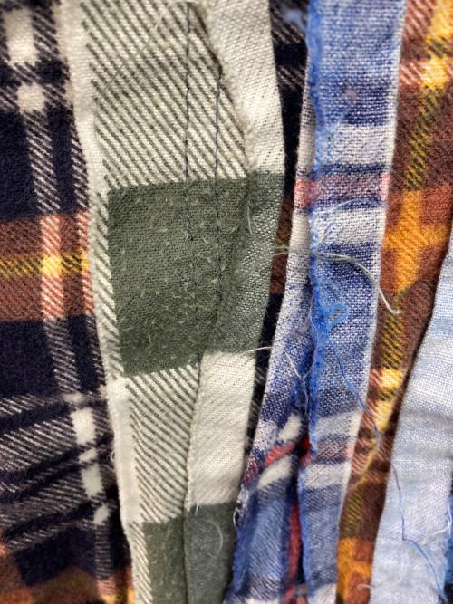 Rebuild by Needles（リビルドバイニードルス）Rebuild by Needles (リビルドバイニードルス) リメイク フランネルシャツ マルチカラー サイズ:SIZE FREEの古着・服飾アイテム