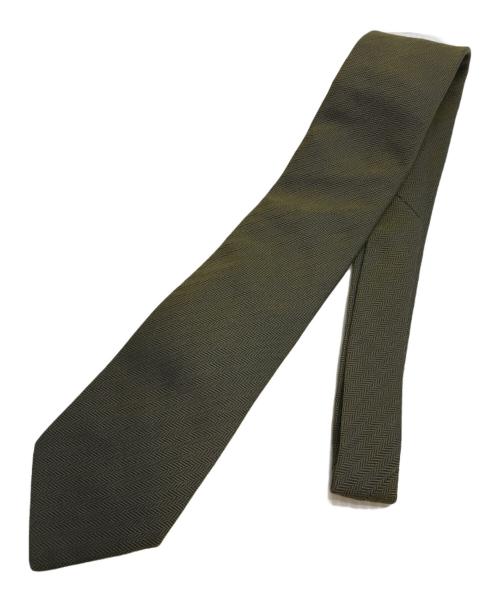 HERMES（エルメス）HERMES (エルメス) ネクタイ オリーブ サイズ:-の古着・服飾アイテム