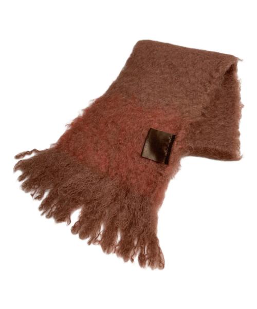 LOEWE（ロエベ）LOEWE (ロエベ) グラデーション アナグラムロゴウール混モヘアマフラー ピンクの古着・服飾アイテム