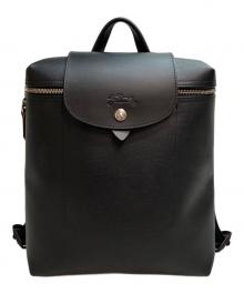 LONGCHAMP（ロンシャン）の古着「ルプリアージュ シティ リュック」｜ブラック