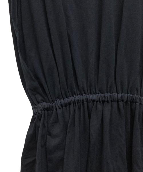 DRAWER（ドゥロワー）Drawer (ドゥロワー) PRE2 天竺ケープスリーブワンピース ネイビー サイズ:SIZE 38の古着・服飾アイテム