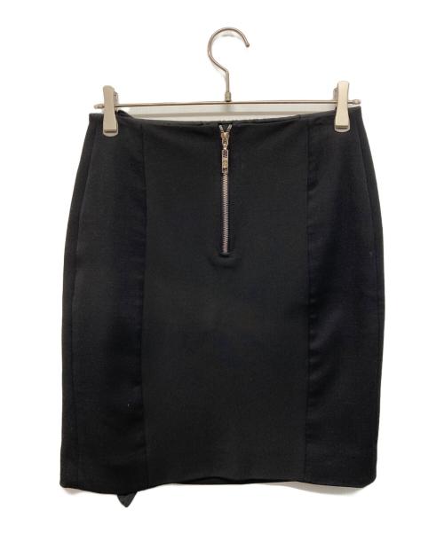 LOUIS VUITTON（ルイ ヴィトン）LOUIS VUITTON (ルイ ヴィトン) フリル付きスカート ブラック サイズ:SIZE 38の古着・服飾アイテム