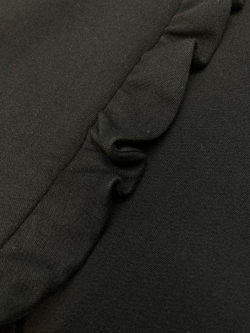 LOUIS VUITTON（ルイ ヴィトン）LOUIS VUITTON (ルイ ヴィトン) フリル付きスカート ブラック サイズ:SIZE 38の古着・服飾アイテム