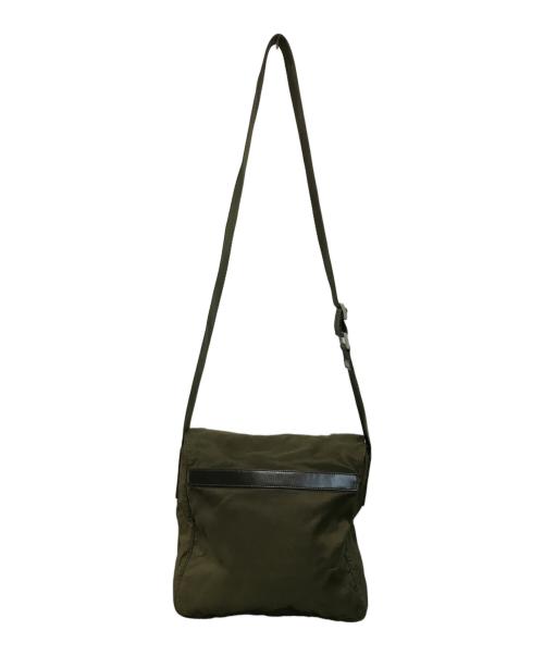 PRADA（プラダ）PRADA (プラダ) ナイロンショルダーバッグ オリーブの古着・服飾アイテム