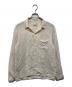 KAPITAL（キャピタル）の古着「Soft Linen Open Collar Shirt(ソフトリネン　オープンカラーシャツ)」｜アイボリー