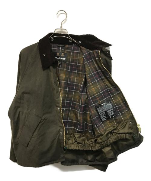 Barbour（バブアー）Barbour (バブアー) トランスポート ワックス ショート ジャケット オリーブ/セージ/グリーン サイズ:SIZE 38の古着・服飾アイテム