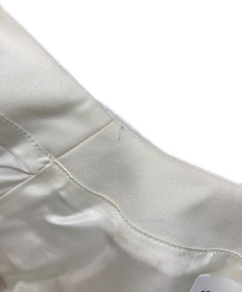 COMME des GARCONS GIRL（コムデギャルソンガール）COMME des GARCONS GIRL (コムデギャルソンガール) ウール サイドライン ジレ ホワイト×レッド サイズ:Sの古着・服飾アイテム