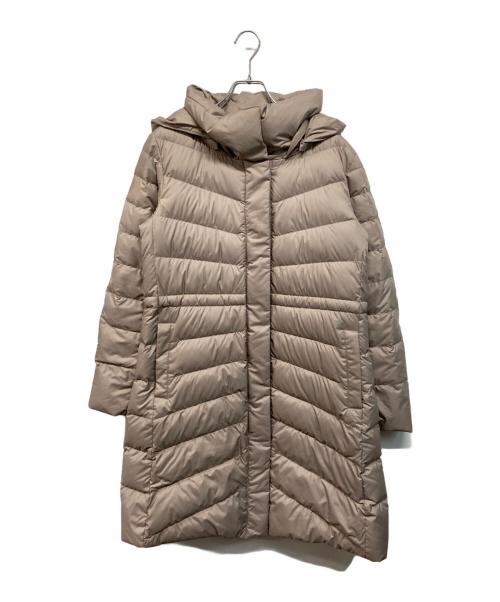 ReFLEcT（リフレクト）ReFLEcT (リフレクト) フーデッドロングダウンコート ベージュ サイズ:SIZE 9の古着・服飾アイテム