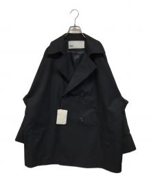 ticca（ティッカ）の古着「ショートテントトレンチコート」｜ネイビー