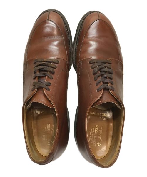 Alden（オールデン）Alden (オールデン) Vチップシューズ ブラウン サイズ:SIZE 6 1/2 B/D 24.5~25cm相当の古着・服飾アイテム