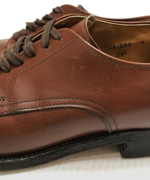 Alden（オールデン）Alden (オールデン) Vチップシューズ ブラウン サイズ:SIZE 6 1/2 B/D 24.5~25cm相当の古着・服飾アイテム