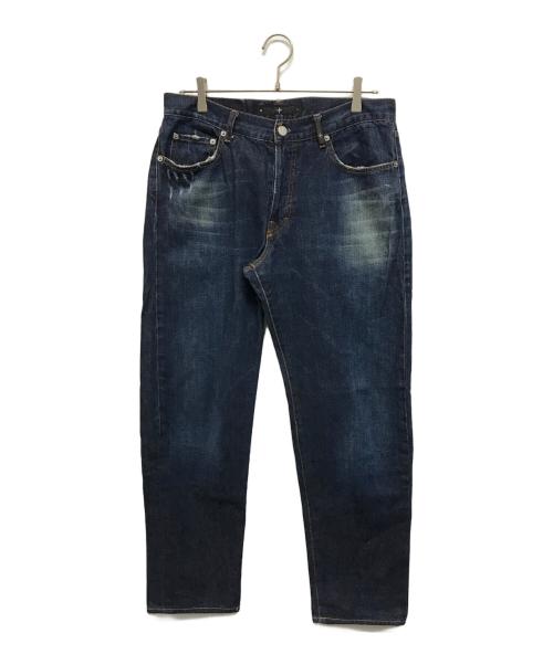 STONE ISLAND（ストーンアイランド）STONE ISLAND (ストーンアイランド) ボタンフライストレートデニムパンツ インディゴ サイズ:SIZE 34の古着・服飾アイテム