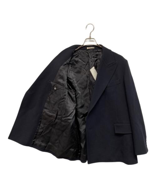 AURALEE（オーラリー）AURALEE (オーラリー) DOUBLE CLOTH HIGH COUNT WOOL JACKET(ダブル・クロス・ハイ・カウント・ウール・ジャケット) ネイビー サイズ:4の古着・服飾アイテム