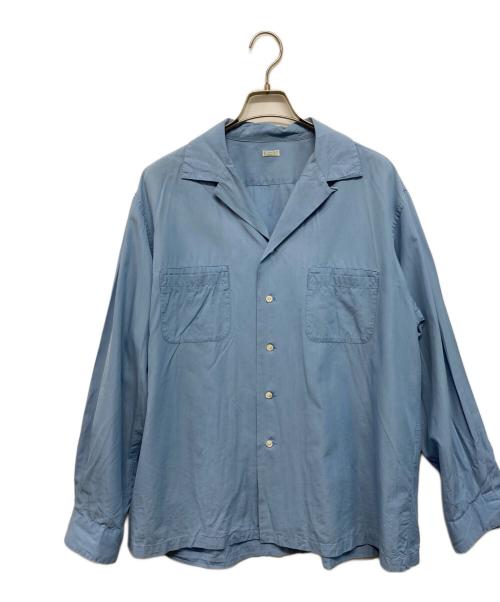 A.PRESSE（アプレッセ）A.PRESSE (アプレッセ) Open Collar Shirt ブルー サイズ:SIZE 1の古着・服飾アイテム