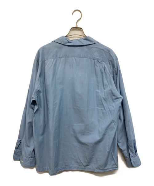 A.PRESSE（アプレッセ）A.PRESSE (アプレッセ) Open Collar Shirt ブルー サイズ:SIZE 1の古着・服飾アイテム