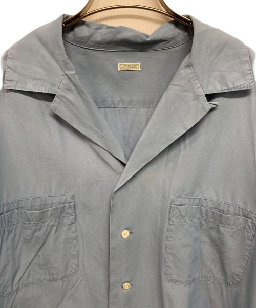 A.PRESSE（アプレッセ）A.PRESSE (アプレッセ) Open Collar Shirt ブルー サイズ:SIZE 1の古着・服飾アイテム