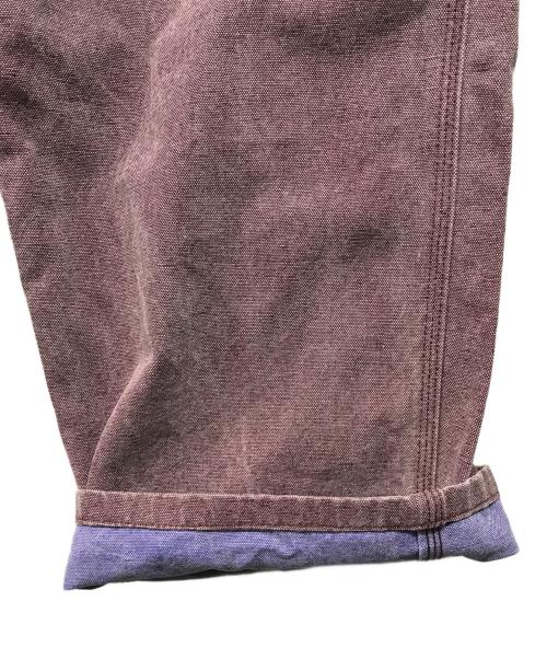 AURALEE（オーラリー）AURALEE (オーラリー) WASHED ORGANIC CANVAS BELTED PANTS(ウォッシュド・オーガニック・キャンバス・ベルテッド・パンツ) パープル サイズ:3の古着・服飾アイテム
