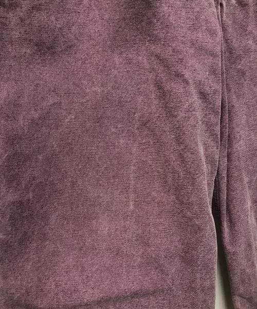 AURALEE（オーラリー）AURALEE (オーラリー) WASHED ORGANIC CANVAS BELTED PANTS(ウォッシュド・オーガニック・キャンバス・ベルテッド・パンツ) パープル サイズ:3の古着・服飾アイテム