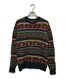 RRL（ダブルアールエル）の古着「フェアアイルセーター」｜レッド×ネイビー