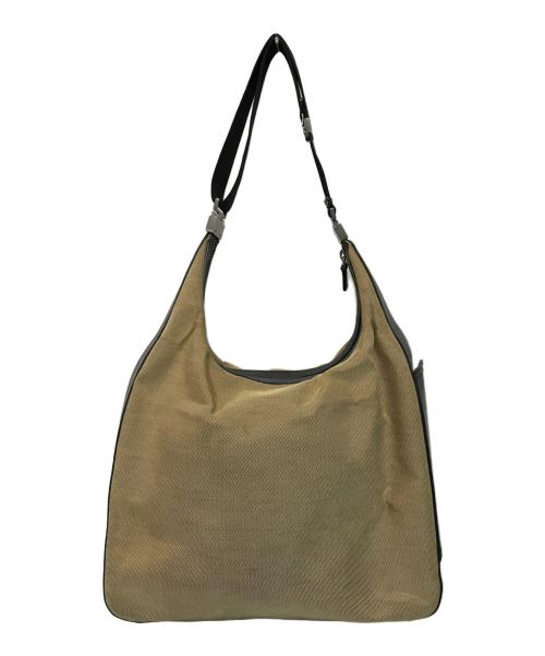 GUCCI（グッチ）GUCCI (グッチ) ショルダーバッグ ベージュ×ブラックの古着・服飾アイテム