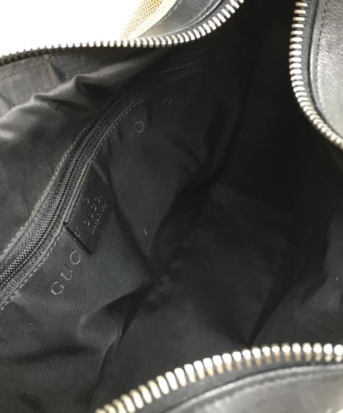 GUCCI（グッチ）GUCCI (グッチ) ショルダーバッグ ベージュ×ブラックの古着・服飾アイテム