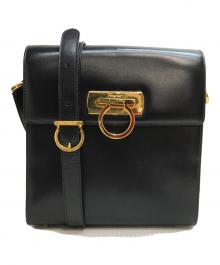 Salvatore Ferragamo（サルヴァトーレ フェラガモ）の古着「ショルダーバッグ」｜ネイビー