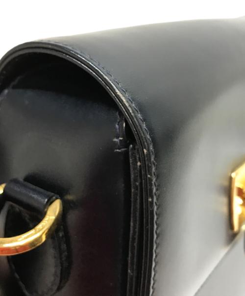 Salvatore Ferragamo（サルヴァトーレ フェラガモ）Salvatore Ferragamo (サルヴァトーレ フェラガモ) ショルダーバッグ ネイビーの古着・服飾アイテム