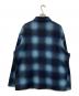 SUPREME (シュプリーム) Shadow Plaid Fleece Shirt　フリースシャツ ブルー サイズ:L：23000円