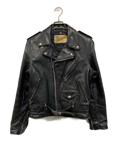 Schott（ショット）Schott (ショット) ライダースジャケット ブラック サイズ:SIZE 36の古着・服飾アイテム