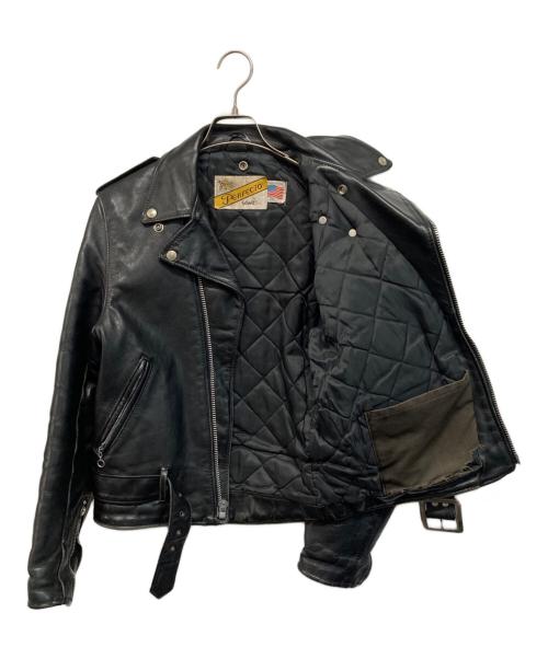 Schott（ショット）Schott (ショット) ライダースジャケット ブラック サイズ:SIZE 36の古着・服飾アイテム