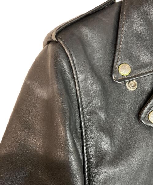 Schott（ショット）Schott (ショット) ライダースジャケット ブラック サイズ:SIZE 36の古着・服飾アイテム