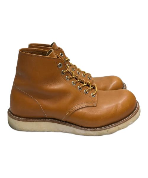 RED WING（レッドウィング）RED WING (レッドウィング) 6inch CLASSIC ROUND（6インチ クラシックラウンド） オレンジ サイズ:27cmの古着・服飾アイテム