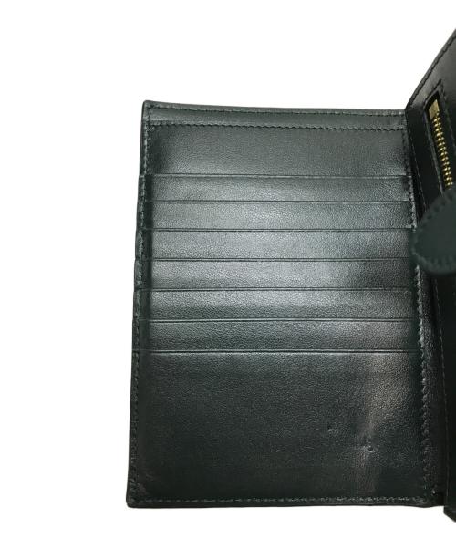 CELINE（セリーヌ）CELINE (セリーヌ) ミディアムストラップウォレット ダークグリーンの古着・服飾アイテム