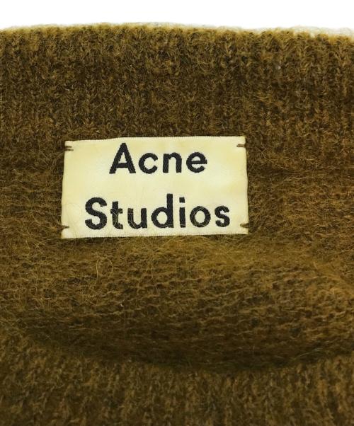 Acne studios（アクネ ストゥディオス）ACNE STUDIOS (アクネ ストゥディオス) DRAMATIC MOH モヘヤ混ニット ブラウン サイズ:XSの古着・服飾アイテム