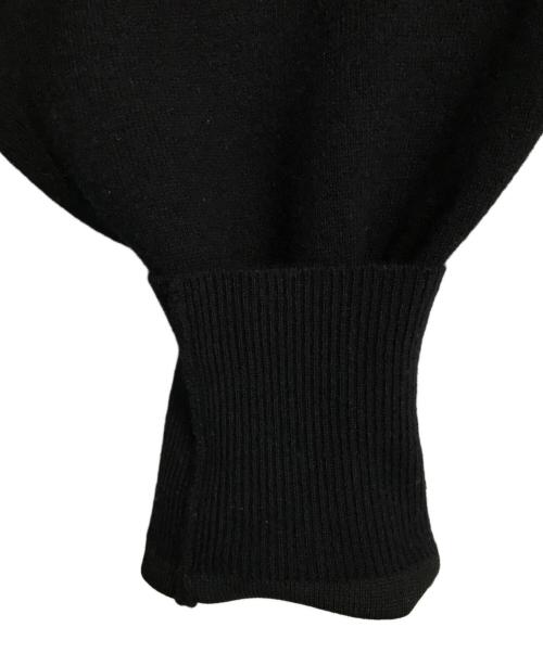 Curensology（カレンソロジー）Curensology (カレンソロジー) ウールダブルフェイスニットワンピース ブラック サイズ:Freeの古着・服飾アイテム