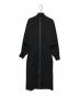 Curensology（カレンソロジー）の古着「ウールダブルフェイスニットワンピース」｜ブラック