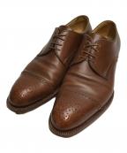 BONORAボノーラ）の古着「メダリオンシューズ」｜ブラウン