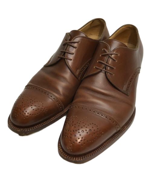 BONORA（ボノーラ）BONORA (ボノーラ) メダリオンシューズ ブラウン サイズ:6の古着・服飾アイテム