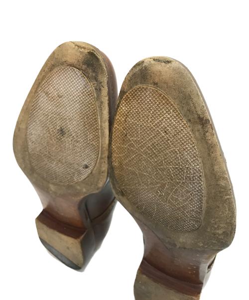 BONORA（ボノーラ）BONORA (ボノーラ) メダリオンシューズ ブラウン サイズ:6の古着・服飾アイテム