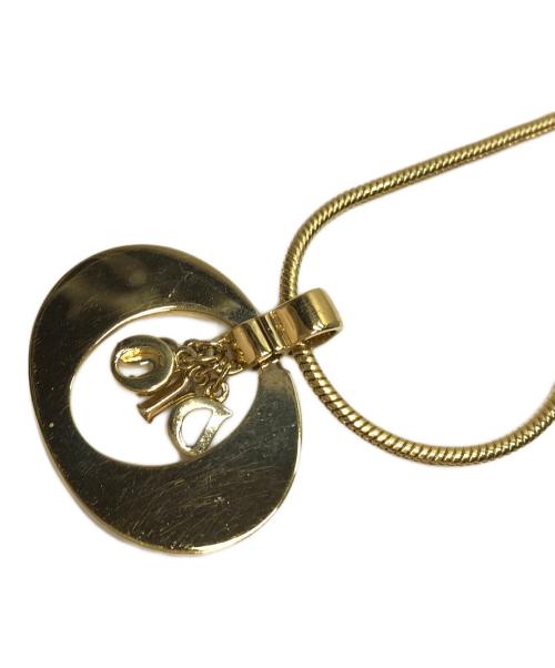 Christian Dior（クリスチャン ディオール）Christian Dior (クリスチャン ディオール) DIORロゴネックレス ゴールドの古着・服飾アイテム