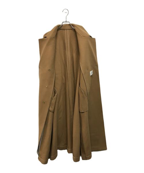 Ameri（アメリ）AMERI (アメリ) BELT FLARE LONG COAT ベージュ サイズ:Sの古着・服飾アイテム
