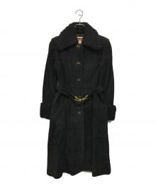 MaxMara（マックスマーラ）の古着「スウェードコート」｜ブラック